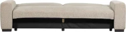 WOOOD Schlafsofa »Night & Day Melange-Webstoff mit Schlaffunktion, H85 x B239 x T107 cm« Schlafbreite 190 cm, Sehr hohe Verschleißfestigkeit, Pfleiglicht