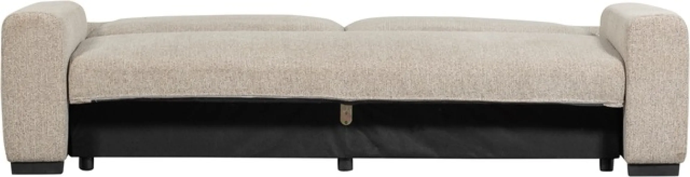 WOOOD Schlafsofa »Night & Day Melange-Webstoff mit Schlaffunktion, H85 x B239 x T107 cm« Schlafbreite 190 cm, Sehr hohe Verschleißfestigkeit, Pfleiglicht