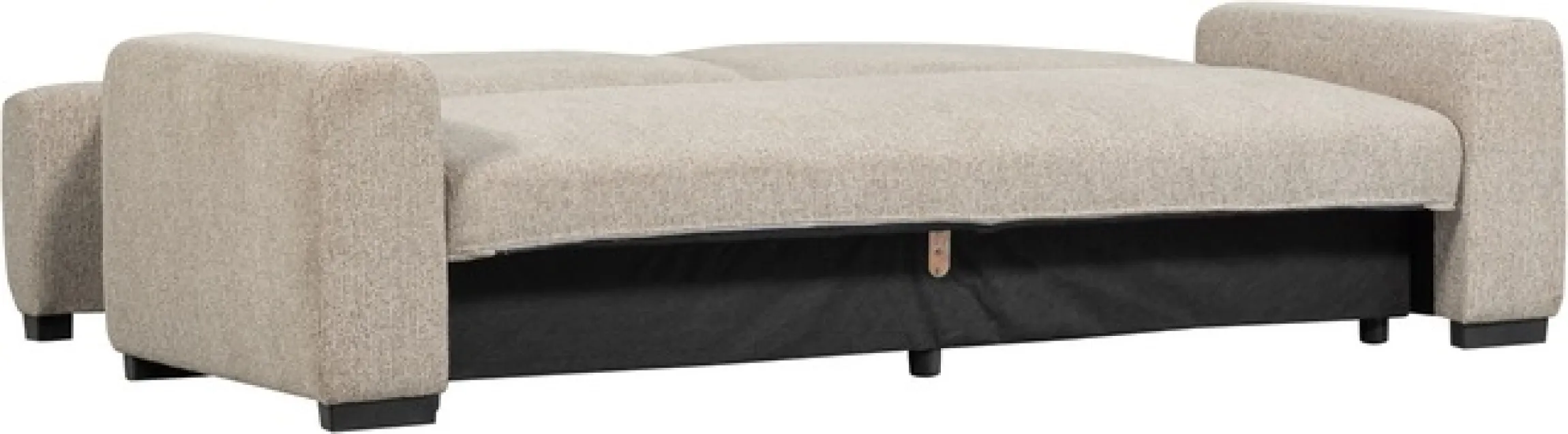 WOOOD Schlafsofa »Night & Day Melange-Webstoff mit Schlaffunktion, H85 x B239 x T107 cm« Schlafbreite 190 cm, Sehr hohe Verschleißfestigkeit, Pfleiglicht