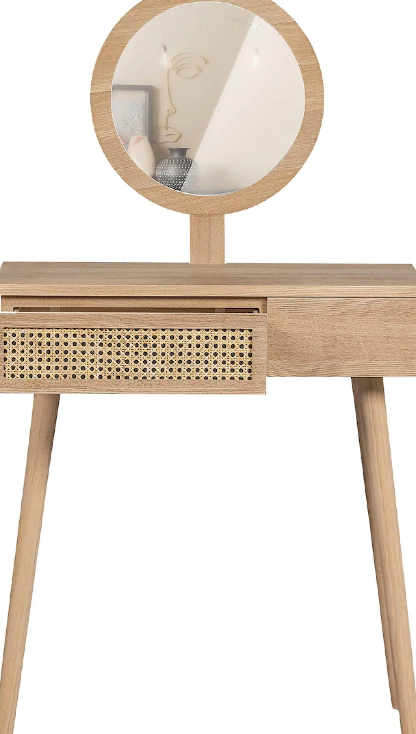 WOOOD Schminktisch »Soof« inkl. Spiegel, H 125 cm x B 70 cm