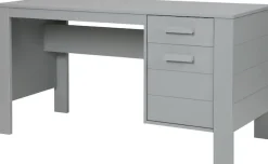 WOOOD Schreibtisch »Julius FSC®-Kiefernholz, gebürstet, mit zwei Schubladen 141x59x74 cm« Gebürstete Oberfläche, sichtbare Maserung, wasserbasiert lackiert