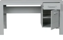 WOOOD Schreibtisch »Julius FSC®-Kiefernholz, gebürstet, mit zwei Schubladen 141x59x74 cm« Gebürstete Oberfläche, sichtbare Maserung, wasserbasiert lackiert