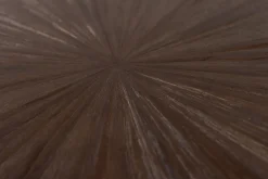 WOOOD Schreibtisch »Sun aus Teakholz mit organischer Form und Standfuß 150x62x76 cm« Einfach zu montieren, sichtbare Maserung