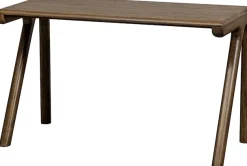 WOOOD Schreibtisch »Tug aus Mangoholz mit abgerundeter Formgebung 130x60x78 cm« Tragkraft 35 kg, Holz mit sichtbarer Maserung, einfach zu montieren