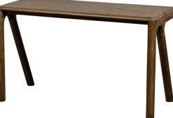 WOOOD Schreibtisch »Tug aus Mangoholz mit abgerundeter Formgebung 130x60x78 cm« Tragkraft 35 kg, Holz mit sichtbarer Maserung, einfach zu montieren