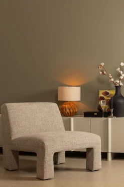 WOOOD Sessel »Lavid Synthesefaser-Webstoff vollständig bezogen H 86 x B 71 x T 71 cm« Tragkraft 120 kg, Maximale Verschleißfestigkeit, abgerundeter Form