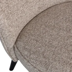 WOOOD Sessel »Sara Bezug mit Birkenholzbeinen, mittlere Sitzhöhe, H71 x B59 x T70 cm« Melange bezug ,Tragkraft 90 kg, Hohe Verschleißfestigkeit