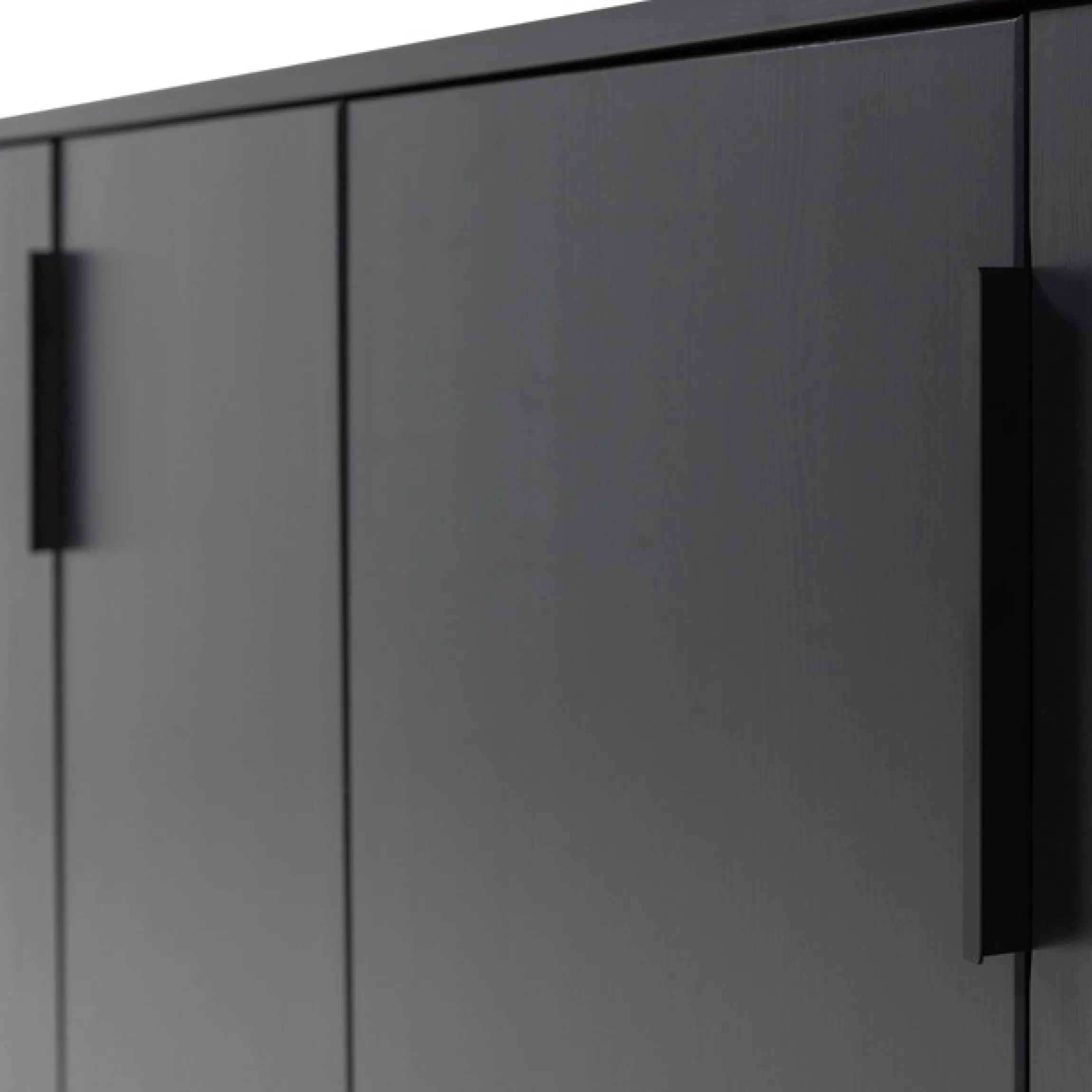 WOOOD Sideboard »Gunnar mit FSC®-Mix Massivkiefer subtile Griffmulden 201 x 44 x 85 cm« Tragkraft 20 kg pro Einlegeboden, wasserbasierter Schutzlack,