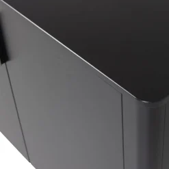 WOOOD Sideboard »Gunnar mit FSC®-Mix Massivkiefer subtile Griffmulden 201 x 44 x 85 cm« Tragkraft 20 kg pro Einlegeboden, wasserbasierter Schutzlack,