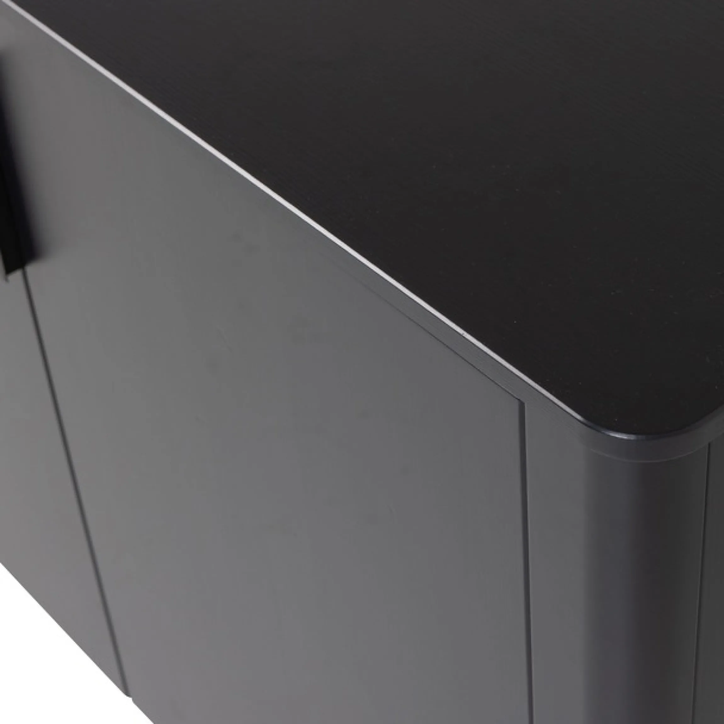 WOOOD Sideboard »Gunnar mit FSC®-Mix Massivkiefer subtile Griffmulden 201 x 44 x 85 cm« Tragkraft 20 kg pro Einlegeboden, wasserbasierter Schutzlack,