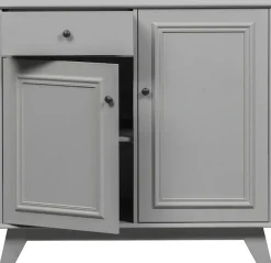 WOOOD Sideboard »Lily FSC®-Kiefernholz mit Metallknöpfe, H 93 x B 98 x T 55 cm« Schutzlackierte Oberfläche, kombinierbar mit Lily-Serie, pfleigleicht