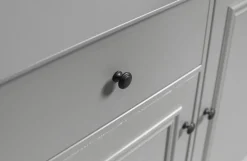 WOOOD Sideboard »Lily FSC®-Kiefernholz mit Metallknöpfe, H 93 x B 98 x T 55 cm« Schutzlackierte Oberfläche, kombinierbar mit Lily-Serie, pfleigleicht