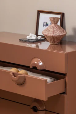 WOOOD Sideboard »Merge mit Eukalyptusholz und Dämpfung Funktion B 110 x T 44 x H 89 cm« Tragkraft 150 kg, vollständig montiert geliefert, sichtbare Maserung