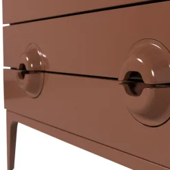 WOOOD Sideboard »Merge mit Eukalyptusholz und Dämpfung Funktion B 110 x T 44 x H 89 cm« Tragkraft 150 kg, vollständig montiert geliefert, sichtbare Maserung