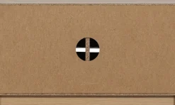WOOOD Sideboard »Modulair mit Druckmechanismus und Eichenfurnier B 77 x T 40 x H 44 cm« Tragkraft 15 kg pro Einlegeboden, einfach zu montieren