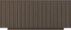 WOOOD Sideboard »Nova mit FSC®-Mix Massivkiefer und Dämpfung Funktion 200 x 40 x 85 cm« Tragkraft 15 kg pro boden, sichtbare Maserung, einfach zu montieren