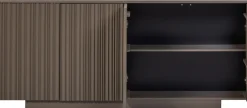 WOOOD Sideboard »Nova mit FSC®-Mix Massivkiefer und Dämpfung Funktion 200 x 40 x 85 cm« Tragkraft 15 kg pro boden, sichtbare Maserung, einfach zu montieren