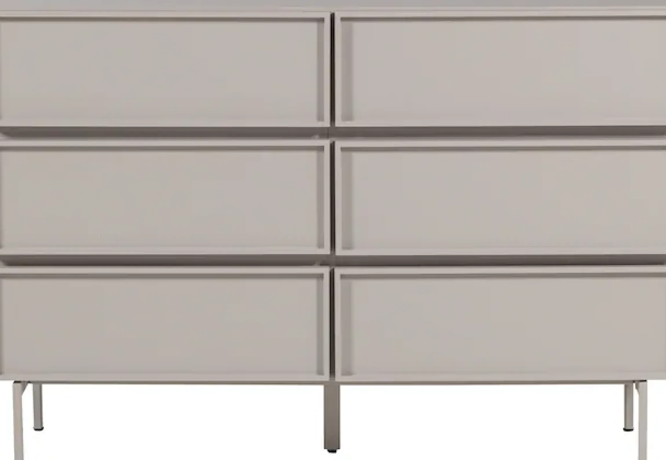 WOOOD Sideboard »Tours mit Melamin-MDF und breiter Ausführung B 120 x T 42 x H 80 cm« Tragkraft Deckplatte 50 kg, schmutzabweisende Oberfläche