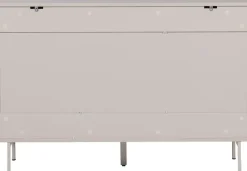 WOOOD Sideboard »Tours mit Melamin-MDF und breiter Ausführung B 120 x T 42 x H 80 cm« Tragkraft Deckplatte 50 kg, schmutzabweisende Oberfläche