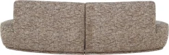WOOOD 4-Sitzer »Batavier 4-Sitzer Melange-Webstoff halbrunde Form B254 x T122x H74 cm« Tragkraft 320 kg, Ausgezeichnete Verschleißfestigkeit, mit Zierkissen