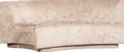 WOOOD 2-Sitzer »Popular Chenille-Bezug organische Form H 72 x B 215 x T 97 cm« Tragkraft 200 kg, Maximale Verschleißfestigkeit, pfleigleicht