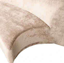 WOOOD 2-Sitzer »Popular Chenille-Bezug organische Form H 72 x B 215 x T 97 cm« Tragkraft 200 kg, Maximale Verschleißfestigkeit, pfleigleicht