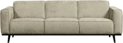 WOOOD 3-Sitzer »Statement, Sofa auf Birke-Gestell, H 77 x B 230 x T 93 cm« mit Bonellfederkern und Wellenunterfederung, Frei im Raum stellbar