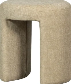 WOOOD Sitzhocker »Charlie kompakte Form, vollständig gepolstertes B 45 x T 45 x H 47 cm« Sehr hohe Verschleißfestigkeit, Tragkraft 100 kg, mittlere Sitzhöhe