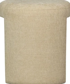 WOOOD Sitzhocker »Charlie kompakte Form, vollständig gepolstertes B 45 x T 45 x H 47 cm« Sehr hohe Verschleißfestigkeit, Tragkraft 100 kg, mittlere Sitzhöhe
