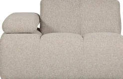 WOOOD Sofaelement »Mojo Bouclé-Bezug mit verstellbarer Armlehne B 124 x D 97 x H 74 cm« Maximale Verschleißfestigkeit, Tragkraft 120 kg, montiert geliefert