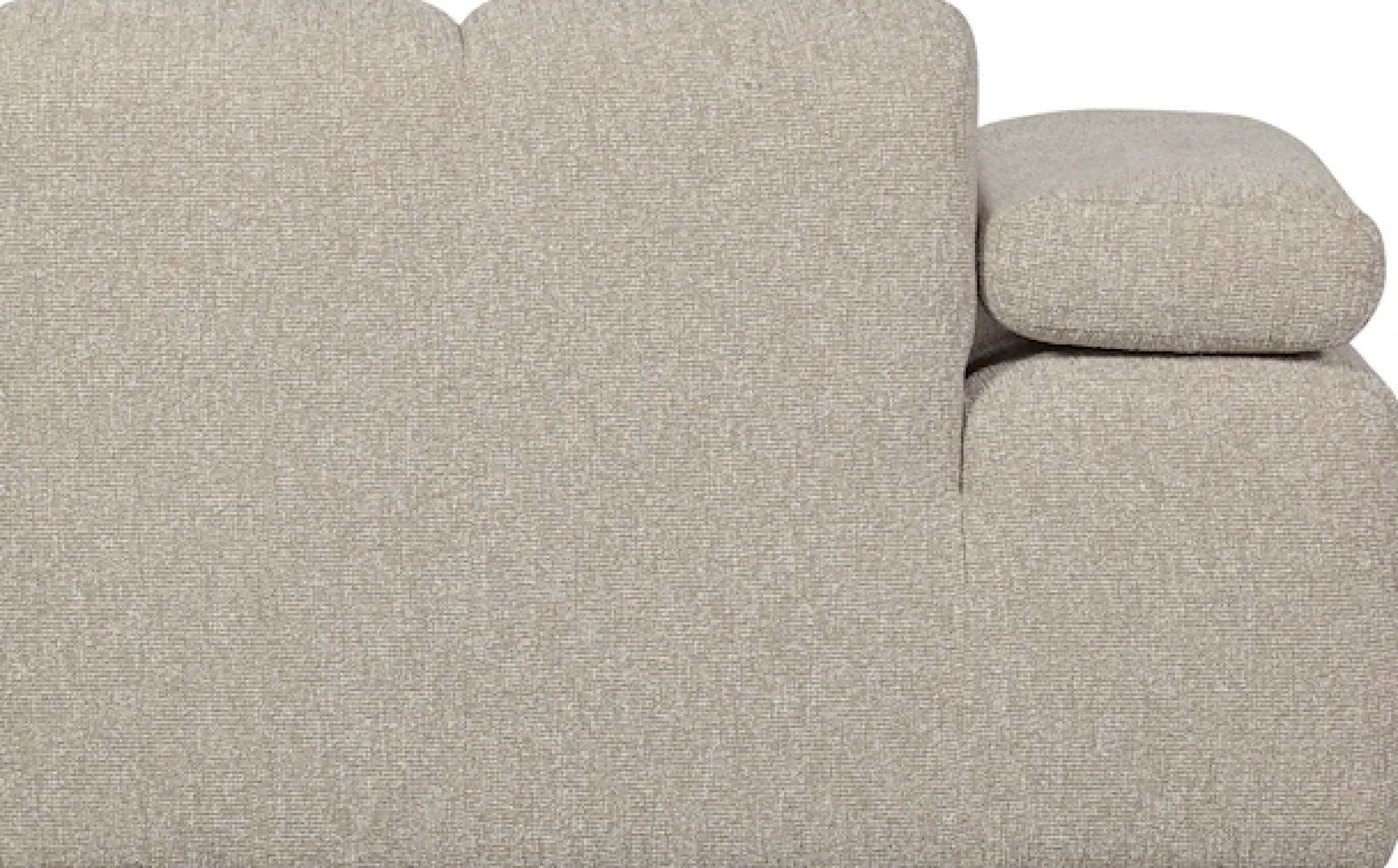 WOOOD Sofaelement »Mojo Bouclé-Bezug mit verstellbarer Armlehne B 124 x D 97 x H 74 cm« Maximale Verschleißfestigkeit, Tragkraft 120 kg, montiert geliefert