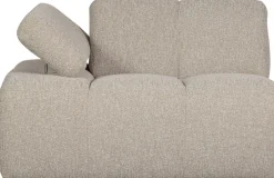 WOOOD Sofaelement »Mojo Bouclé-Bezug mit verstellbarer Armlehne B 124 x D 97 x H 74 cm« Maximale Verschleißfestigkeit, Tragkraft 120 kg, montiert geliefert
