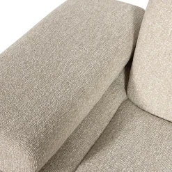WOOOD Sofaelement »Mojo Bouclé-Bezug mit verstellbarer Armlehne B 124 x D 97 x H 74 cm« Maximale Verschleißfestigkeit, Tragkraft 120 kg, montiert geliefert