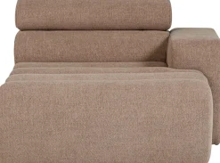 WOOOD Sofaelement »Novi Bezug mit verstellbarer Nackenstütze B 109 x T 173 x H 86 cm« Tragkraft 120 kg, Maximale Verschleißfestigkeit