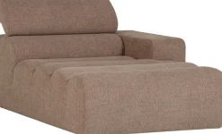 WOOOD Sofaelement »Novi Bezug mit verstellbarer Nackenstütze B 109 x T 173 x H 86 cm« Tragkraft 120 kg, Maximale Verschleißfestigkeit