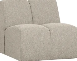WOOOD Sofa-Mittelelement »Mojo Bouclé-Bezug mit vertikaler Steppnaht B 84 x D 97 x H 74 cm« Maximale Verschleißfestigkeit, Tragkraft 120 kg, montiert geliefert