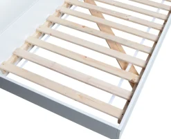 WOOOD Stauraumbett »Connect FSC®-Kiefernholz mit Schiebetür und Stauraum 213x118x60 cm« Einfach zu montierbar, Matratzenmaß 90x200 cm, Pfleiglicht