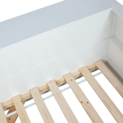 WOOOD Stauraumbett »Connect FSC®-Kiefernholz mit Schiebetür und Stauraum 213x118x60 cm« Einfach zu montierbar, Matratzenmaß 90x200 cm, Pfleiglicht
