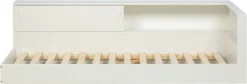WOOOD Stauraumbett »Connect FSC®-Kiefernholz mit Schiebetür und Stauraum 213x118x60 cm« Einfach zu montierbar, Matratzenmaß 90x200 cm, Pfleiglicht