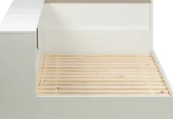 WOOOD Stauraumbett »Connect FSC®-Kiefernholz mit Schiebetür und Stauraum 213x118x60 cm« Einfach zu montierbar, Matratzenmaß 90x200 cm, Pfleiglicht