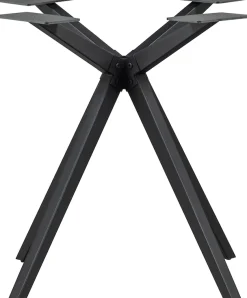 WOOOD Tischbein »Tablo Holland aus Metall mit Pulverbeschichtung Ø 80 x H 72 cm« Kreuzgestell Ø 3,5 cm, Tragkraft 120 kg, einfach zu montieren