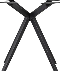 WOOOD Tischbein »Tablo Holland aus Metall mit Pulverbeschichtung Ø 80 x H 72 cm« Kreuzgestell Ø 3,5 cm, Tragkraft 120 kg, einfach zu montieren