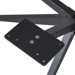 WOOOD Tischbein »Tablo Holland aus Metall mit Pulverbeschichtung Ø 80 x H 72 cm« Kreuzgestell Ø 3,5 cm, Tragkraft 120 kg, einfach zu montieren