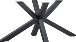 WOOOD Tischbein »Tablo Kreuzform Metall mit Pulverbeschichtung B 159 x T 77 x H 72 cm« Tragkraft 150 kg, kompakte Kreuzform, einfach zu montieren