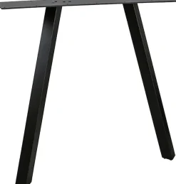 WOOOD Tischbein »Zaandam Metall mit modernem look H 72 x B 79 x D 10 cm« Geliefert als Einzelstück, für Tischplatten von 160x90 bis 240x100 cm