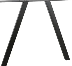 WOOOD Tischbein »Zaandam Metall mit modernem look H 72 x B 79 x D 10 cm« Geliefert als Einzelstück, für Tischplatten von 160x90 bis 240x100 cm
