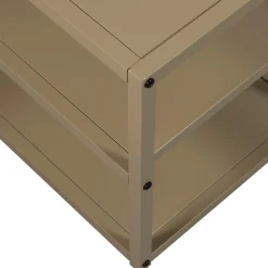 WOOOD TV-Regal »Teun mit pulverbeschichtetem Metall und offenem Rahmen« Pulverbeschichtetes Metall, Tragkraft Deckplatte 30 kg