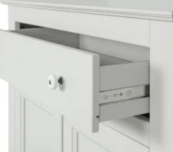 WOOOD Vertiko »Eva FSC®-Kiefernholz geschliffen, H 150 x B 93 x T 40 cm« Tragkraft 15 kg pro Boden, MDF-Rückwand für Stabilität, Pfleigleicht