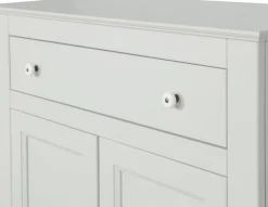 WOOOD Vertiko »Eva FSC®-Kiefernholz geschliffen, H 150 x B 93 x T 40 cm« Tragkraft 15 kg pro Boden, MDF-Rückwand für Stabilität, Pfleigleicht