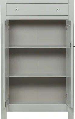 WOOOD Vertiko »Eva FSC®-Kiefernholz geschliffen, H 150 x B 93 x T 40 cm« Tragkraft 15 kg pro Boden, MDF-Rückwand für Stabilität, Pfleigleicht